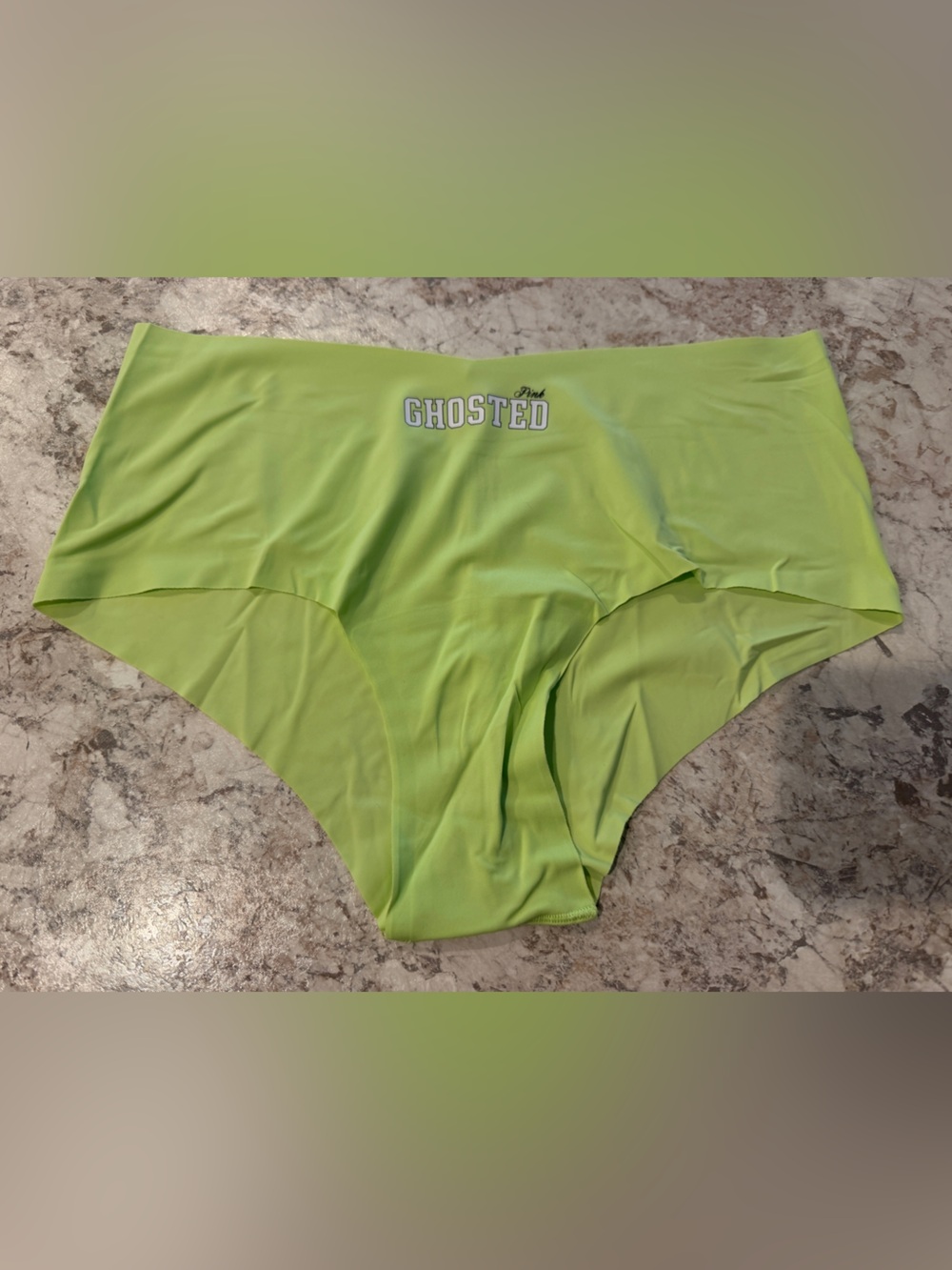 VS PINK HALLOWEEN PANTY LARGE NWOT GHOSTED